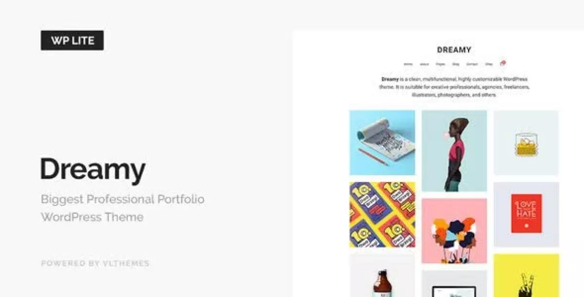 Dreamy - Biggest Portfolio WordPress Theme