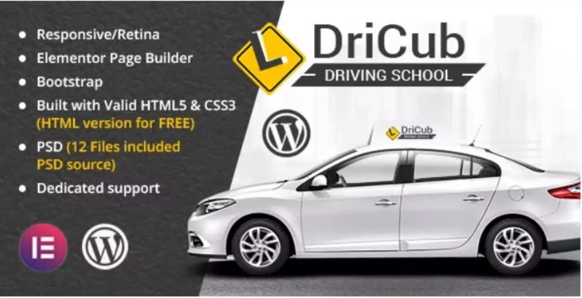 DriCub &#8211; Driving School WordPress Theme