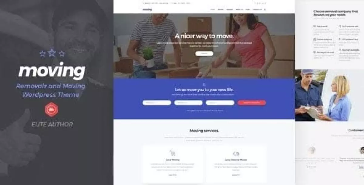 Moving - Transport & Logistic WordPress Theme