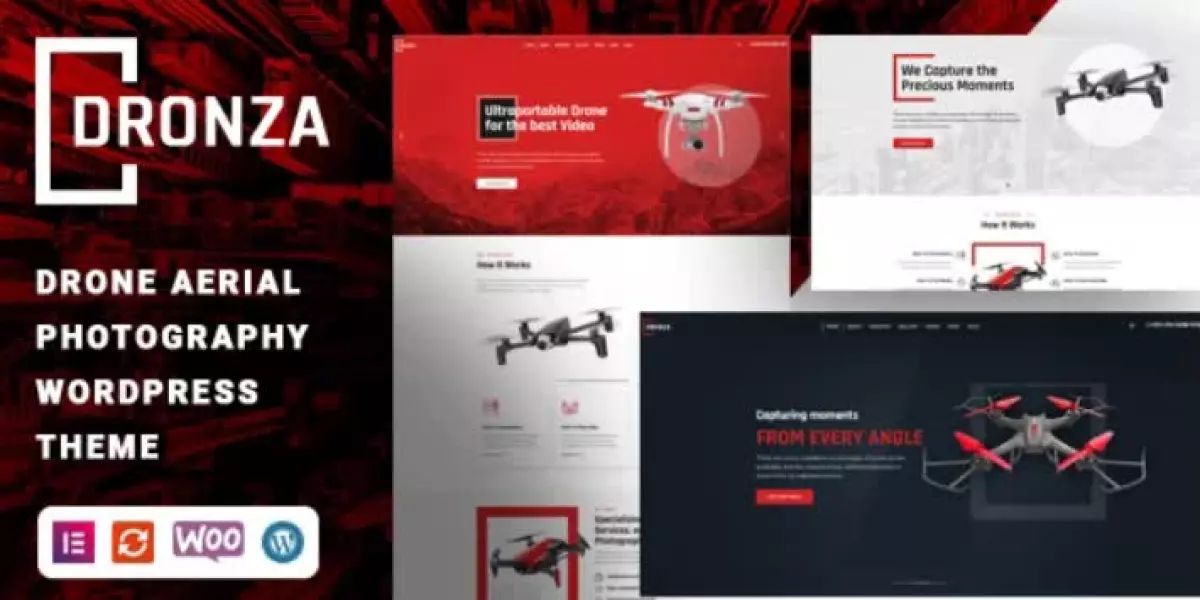 Dronza – Drone Aerial Photography WordPress Theme 1.4