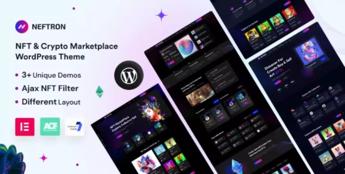 [WISH] Neftron – NFT and Crypto Marketplace WordPress