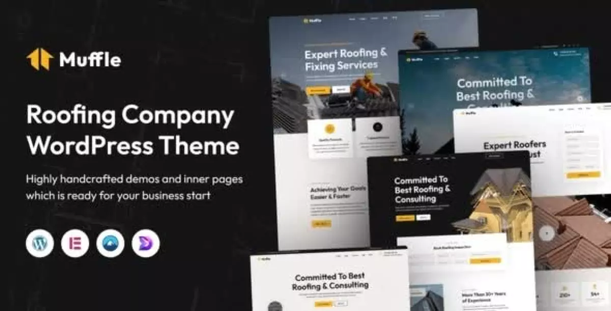 Muffle - Roofing Company WordPress Theme