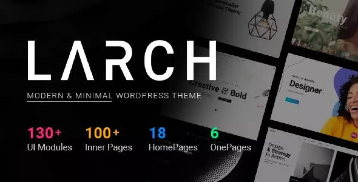 Larch - Responsive Minimal Multipurpose WordPress Theme  2.3