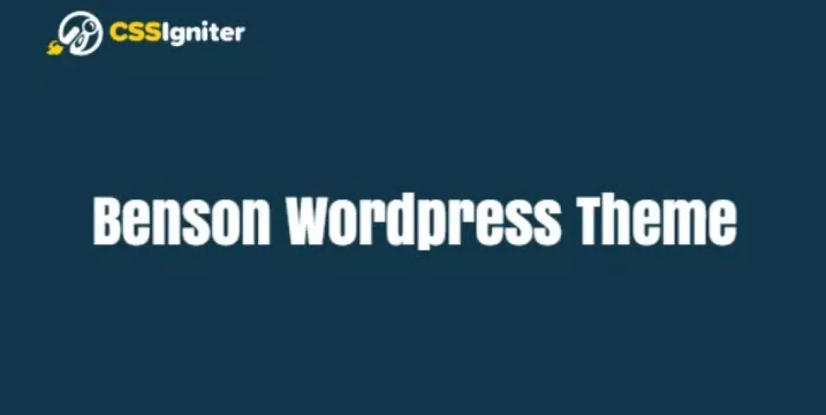 Benson  – WordPress Theme