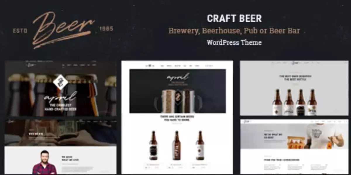 Craft Beer - Brewery & Pub WordPress Theme