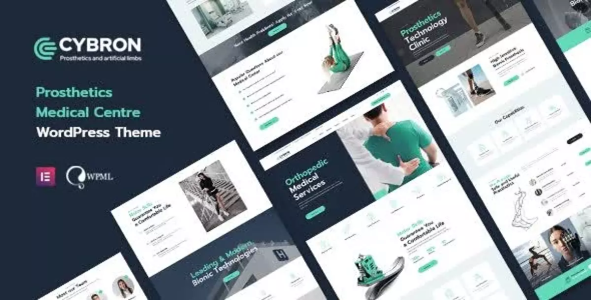 Cybron - Prosthetics Medical Center WordPress Theme