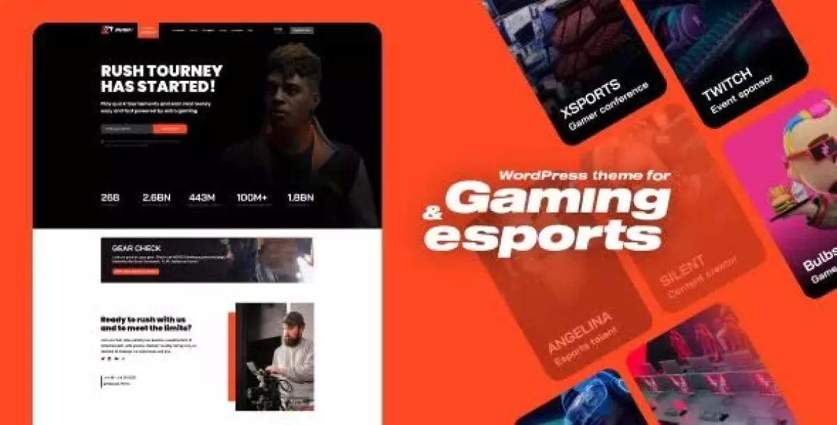 [WISH] Rush - Esports &amp; Gaming WordPress