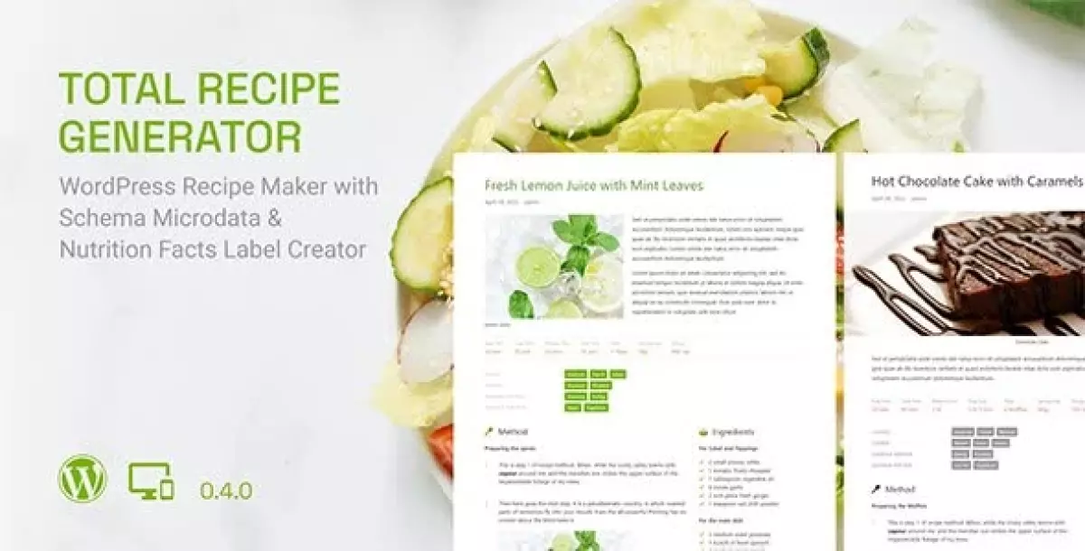 [WISH] Total Recipe Generator - WordPress Recipe Maker with Schema and Nutrition Facts (Gutenberg