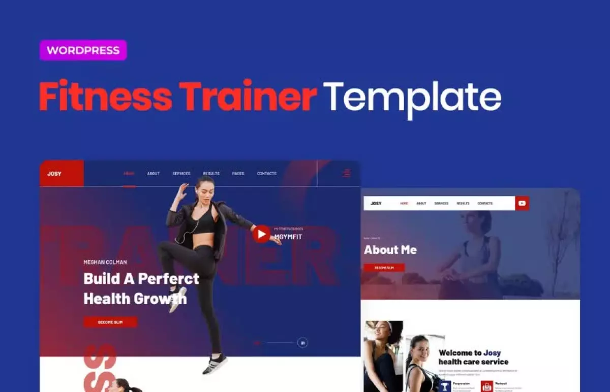 Josy – Sport & Fitness Elementor Template