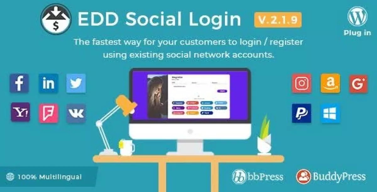 Easy Digital Downloads - Social Login 2.5.6