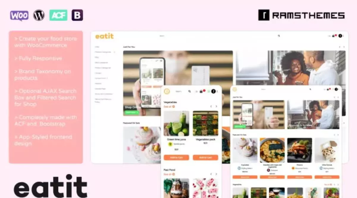 EATIT &#8211; Food Store WooCommerce Theme