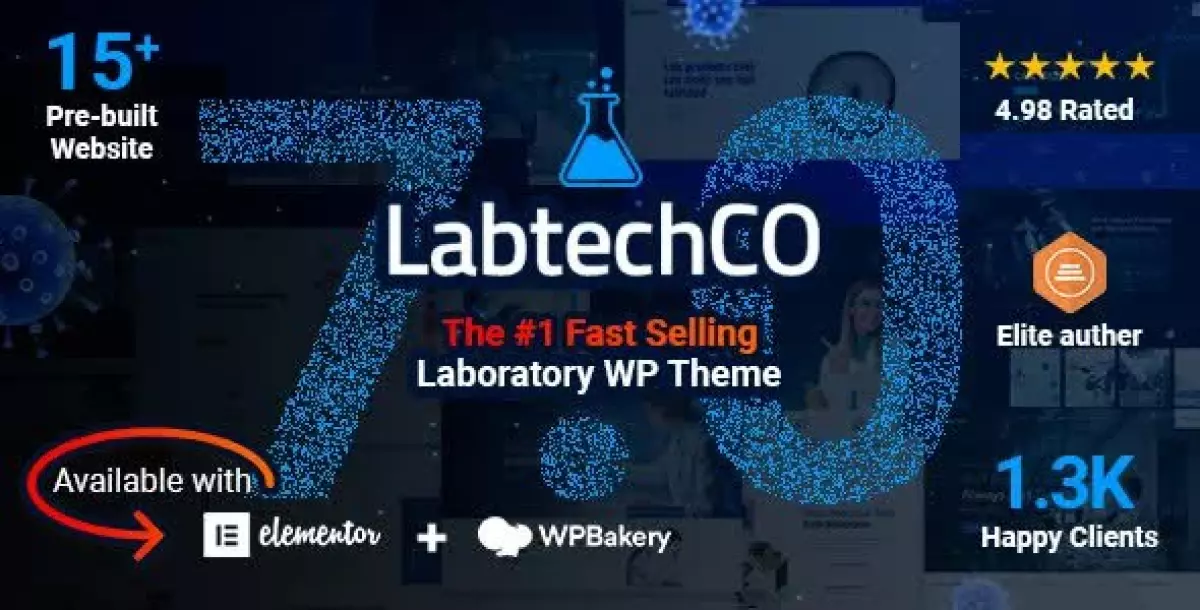 LabtechCO | Laboratory & Science Research WordPress Theme