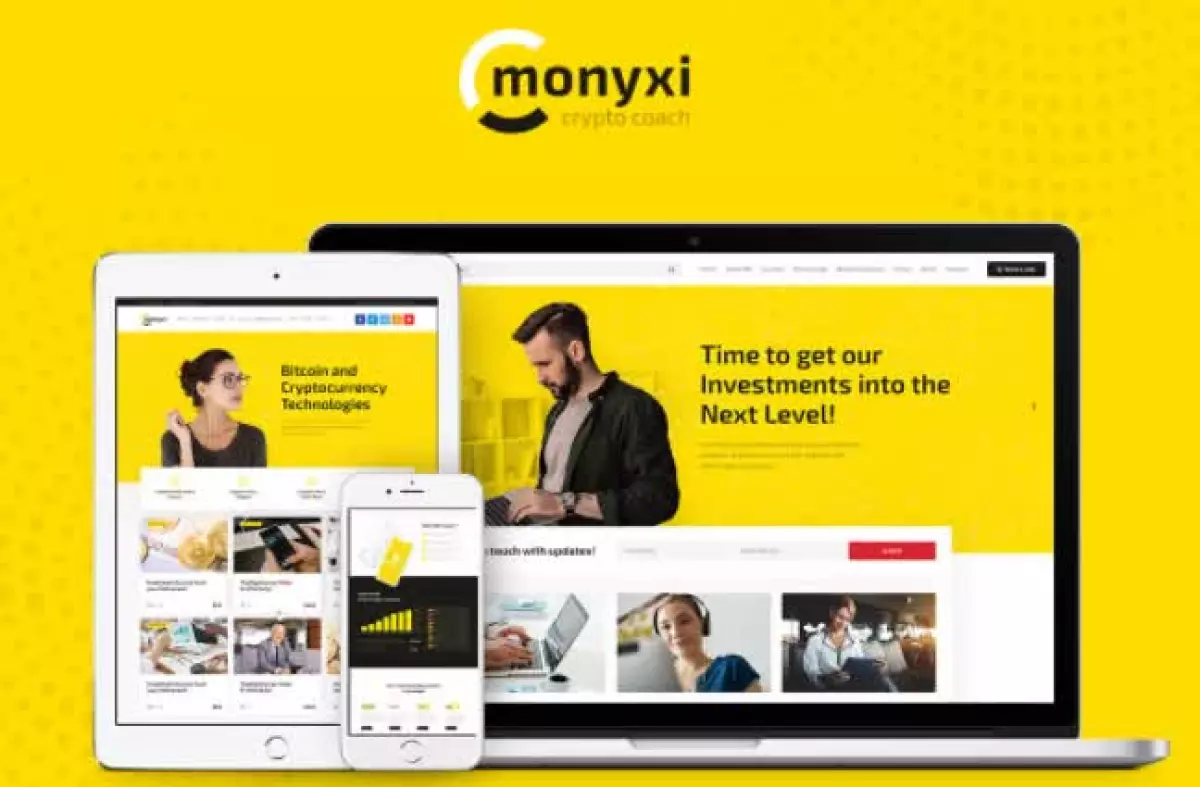 Monyxi - CryptoCurrency Wordpress Theme