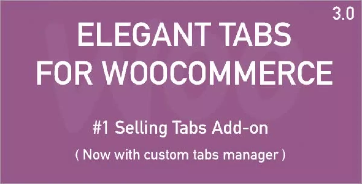 Elegant Tabs for WooCommerce