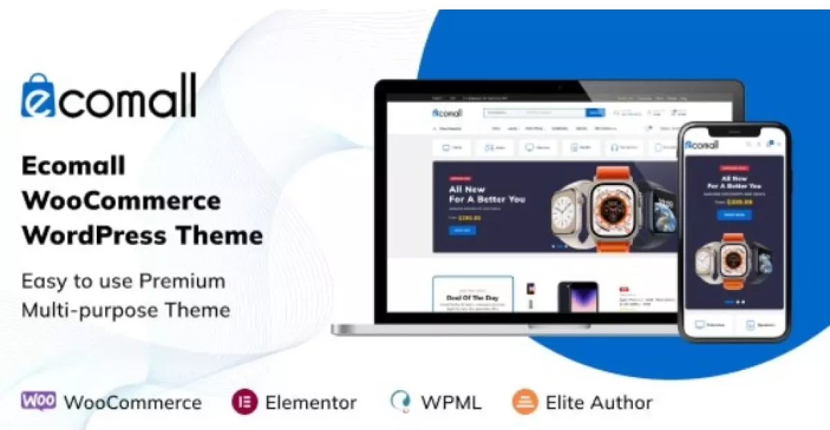 Ecomall - Elementor Electronics WooCommerce Theme