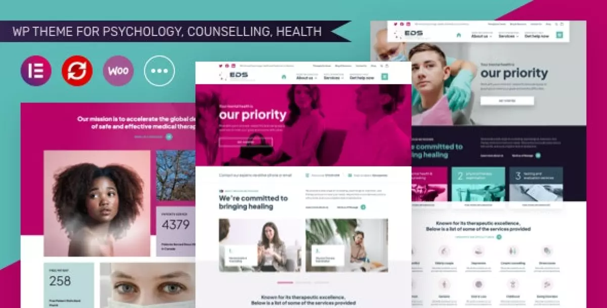 EDS – WordPress Theme for Psychology, Counselling &amp; Health