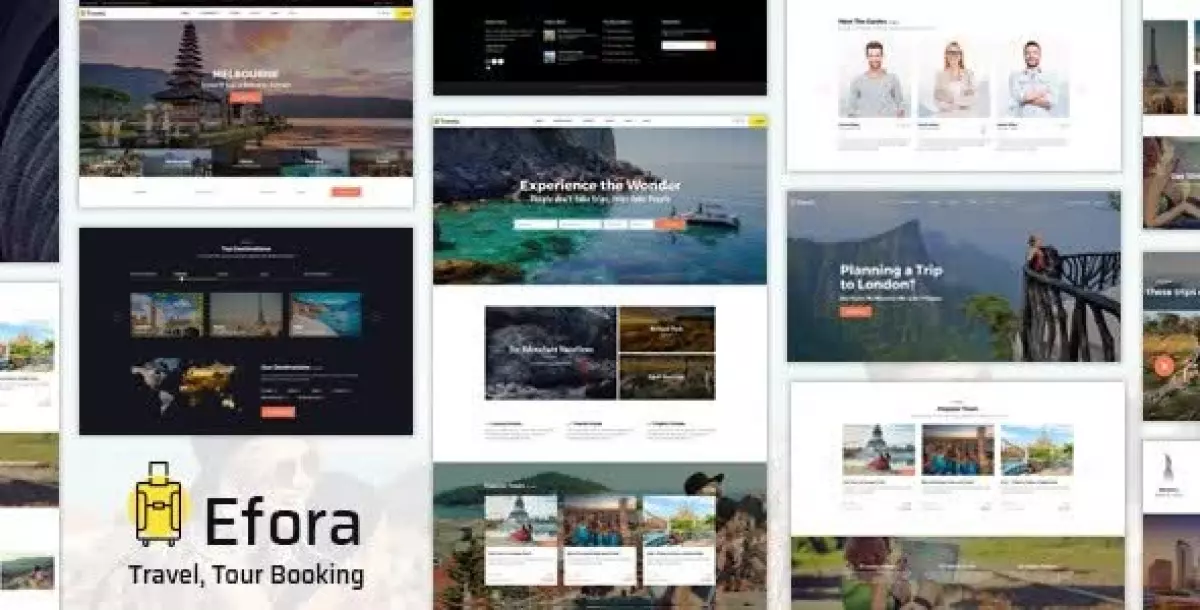 Efora - Travel Agency WordPress Theme 2.0