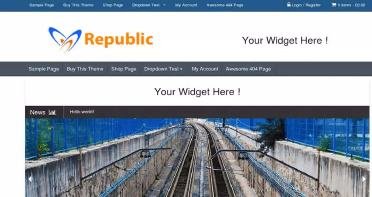 Republic is new WordPress theme provided by InsertCart