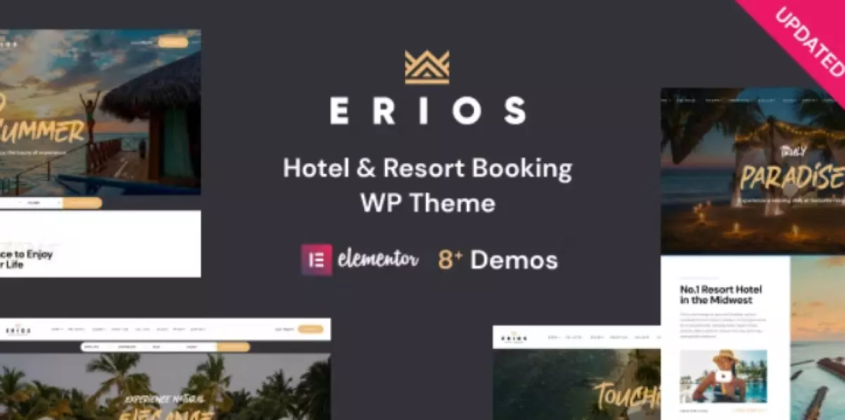 Resort &amp; Hotel WordPress Theme | Erios