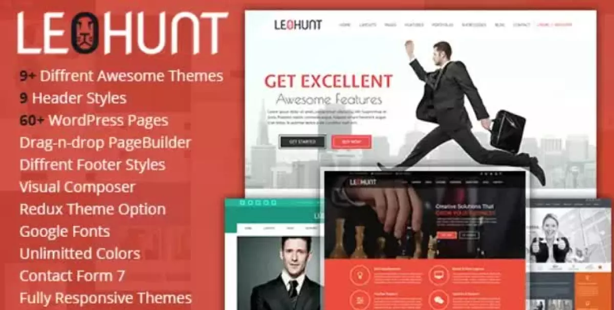 LeoHunt - Responsive MultiPurpose WordPress Theme