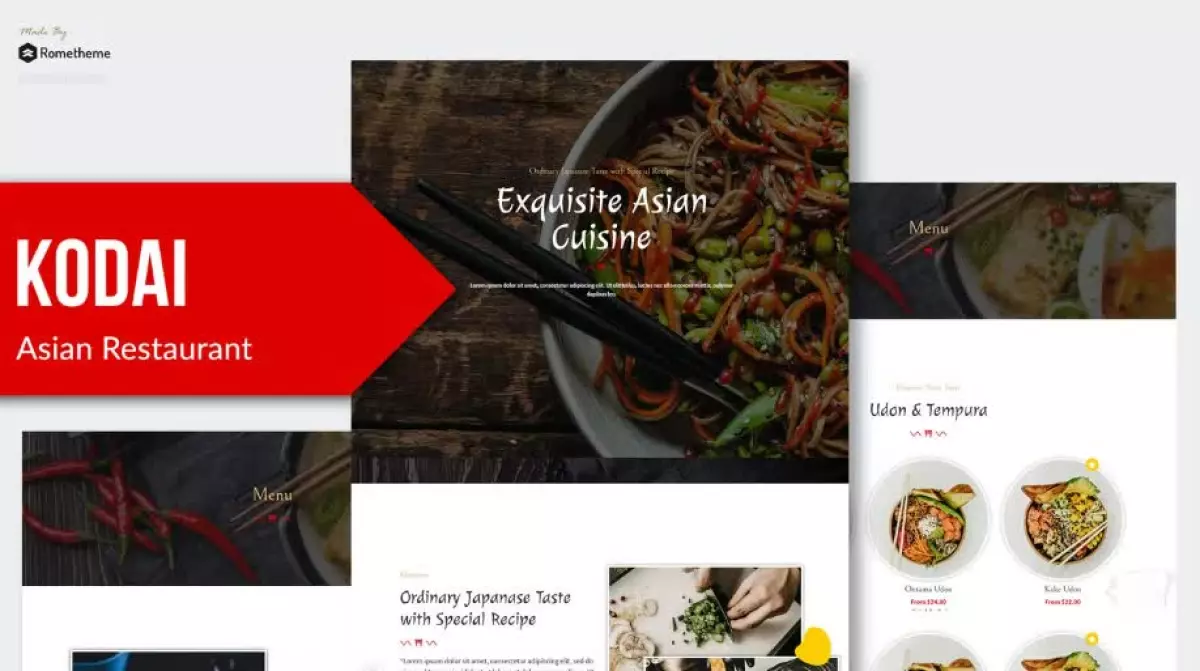 Kodai - Asian Restaurant Elementor Template