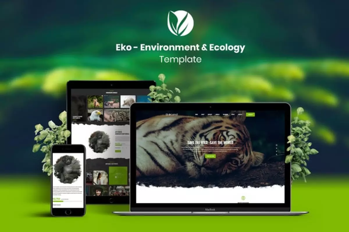 Eko - Environment & Ecology Elementor Template Kit