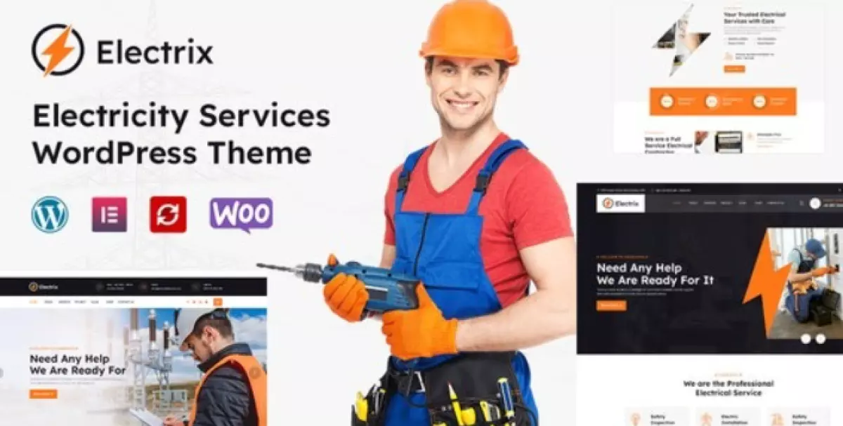 Electrik - Electricity Services WordPress Theme