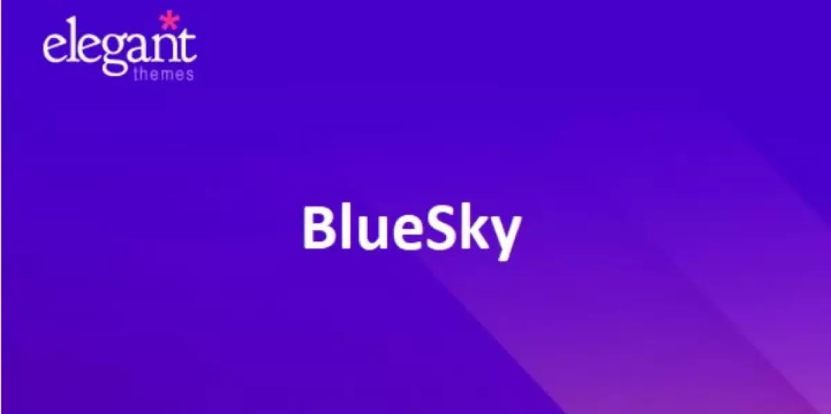 Elegant Themes BlueSky