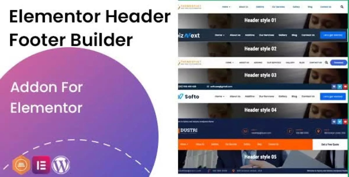 Elementor Header Footer Builder - Addon 1.0.3