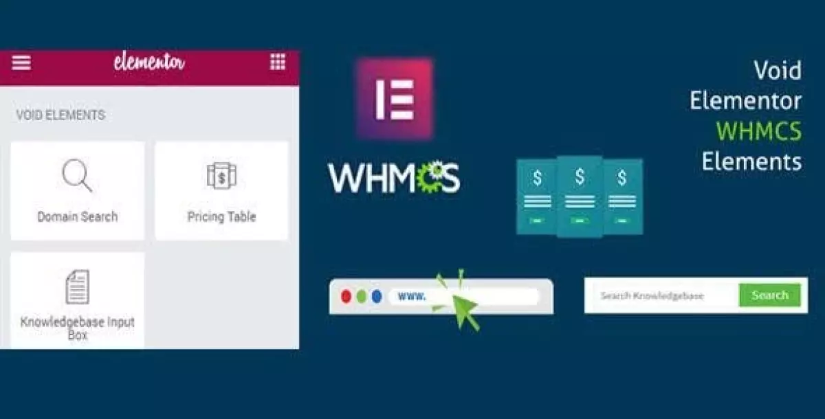 Elementor WHMCS Elements Pro For Elementor Page Builder 4.0