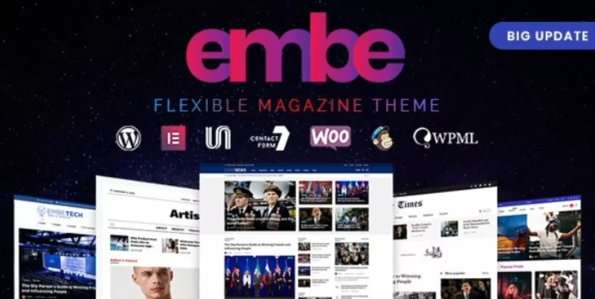 EmBe - Flexible Magazine WordPress Theme