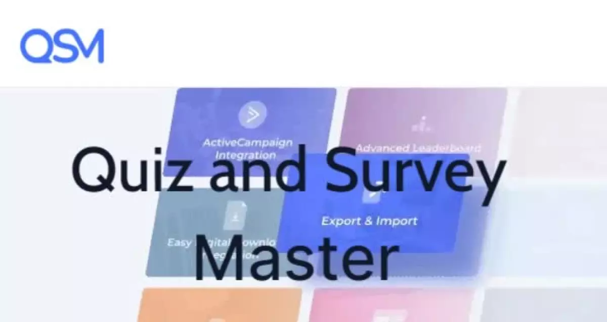 QSM Quiz And Survey Master