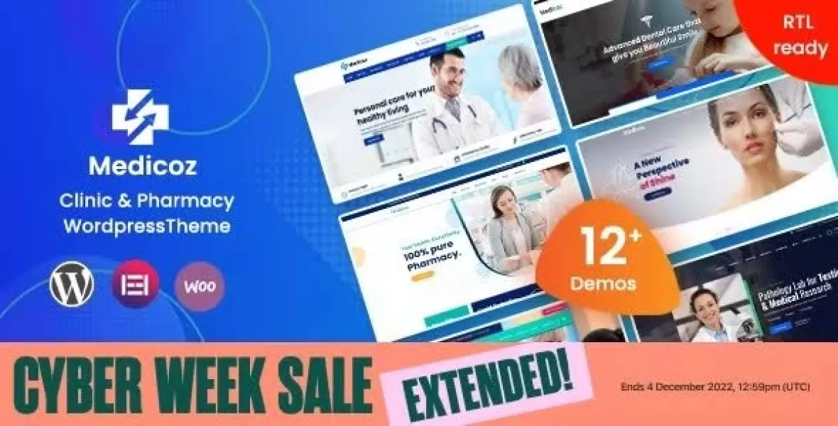 Medicoz - Clinic & Pharmacy WordPress Theme 1.7