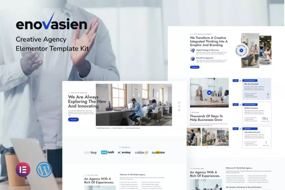 Enofasien - Creative Agency Elementor Template Kit