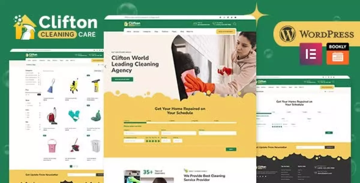 [WISH] Clifton - Cleaning Service Agency WordPress