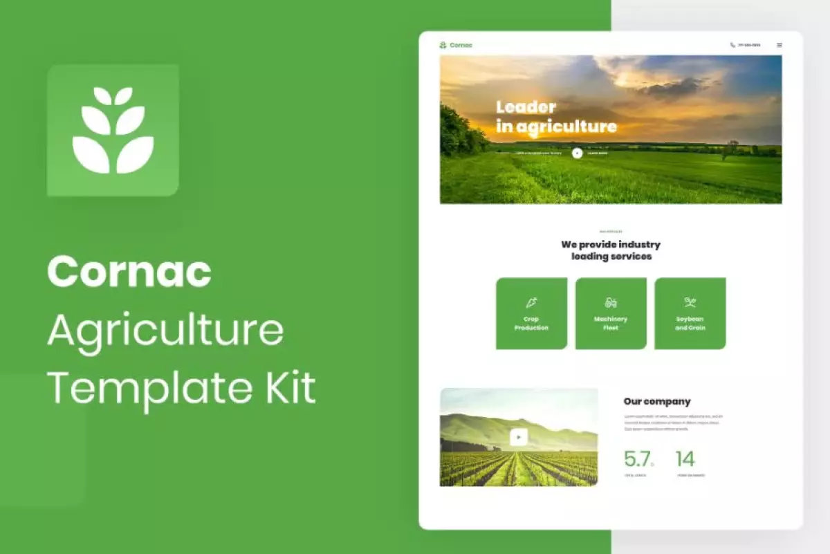 Cornac - Agriculture Elementor Template