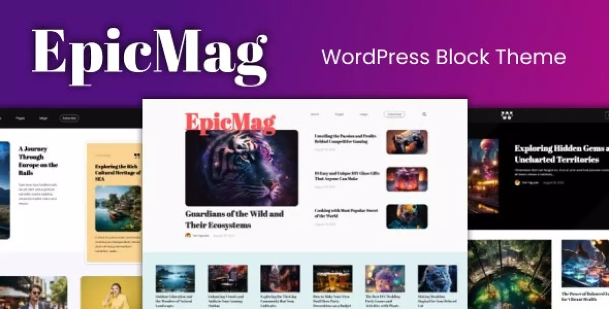 EpicMag - News Magazine WordPress Theme