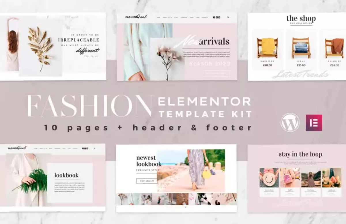 Fashion Feel - WooCommerce Elementor Template