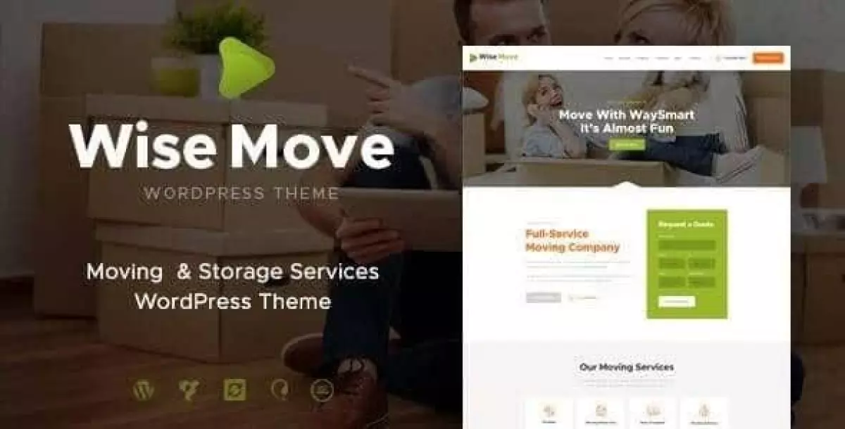 Wise Move | Relocation and Storage Services WordPress Theme