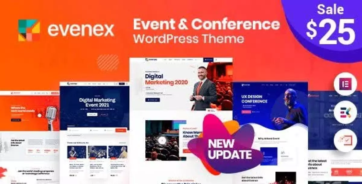 Evenex Event Conference WordPress Theme 1.9.0