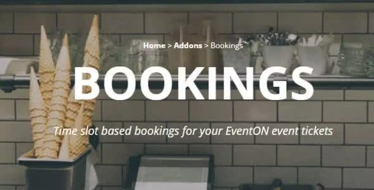 EventOn Bookings Add-on  1.4.1