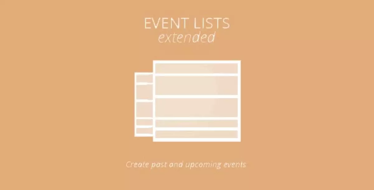 EventOn Events Lists Extended Add-on  1.0.1