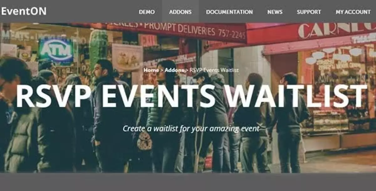 EventOn RSVP Events Waitlist