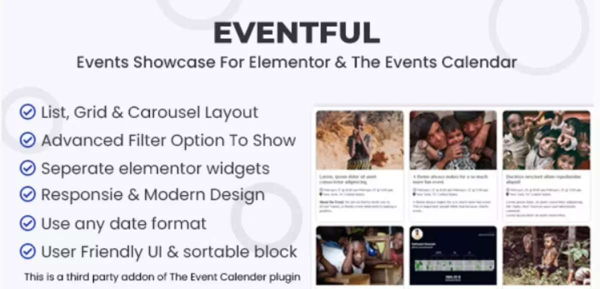 Events Showcase For Elementor And The Events Calendar