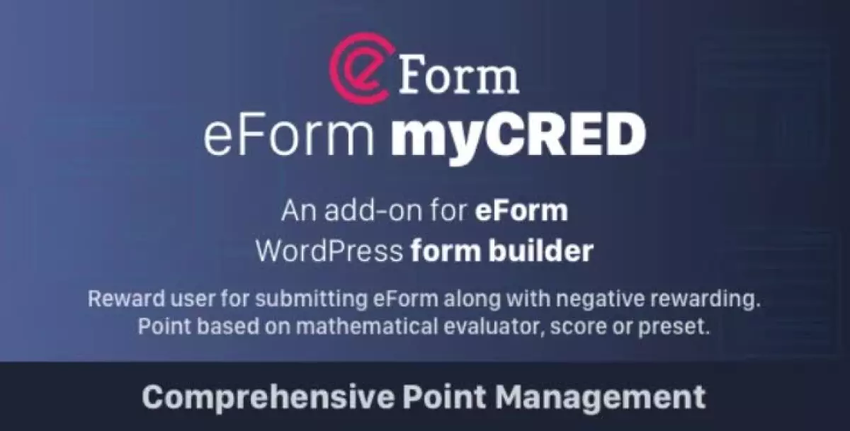 myCRED Integration for eForm