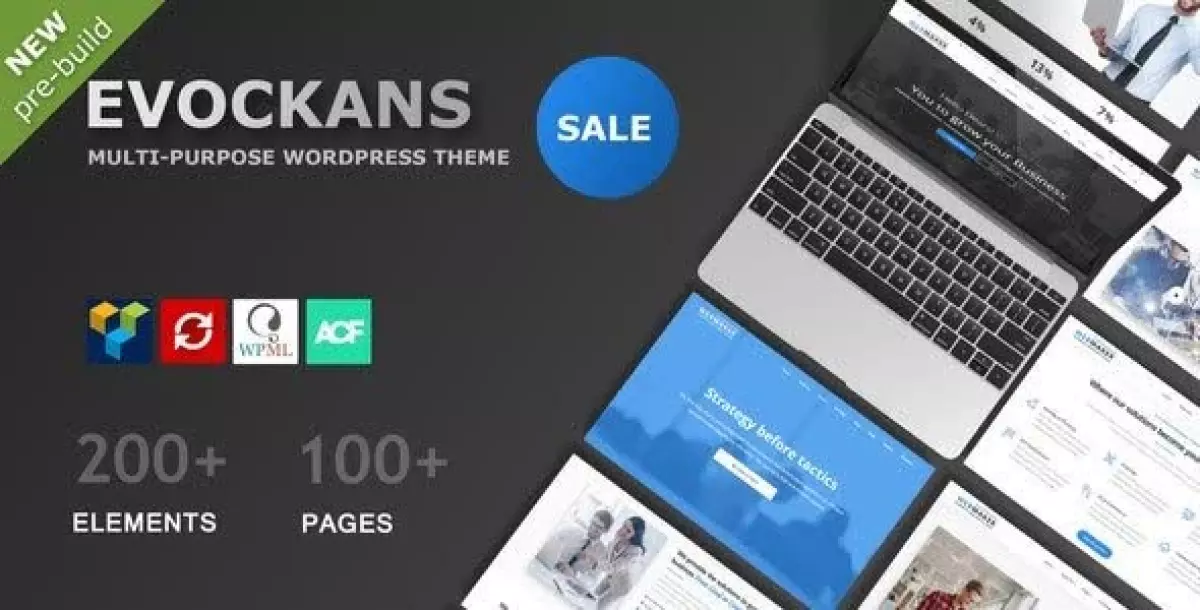 Evockans - Responsive Multi-Purpose WordPress Theme 1.1.7 