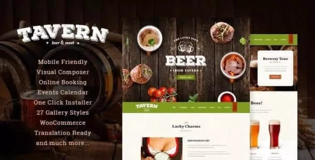 Tavern | Pub & Brewery Restaurant WordPress Theme