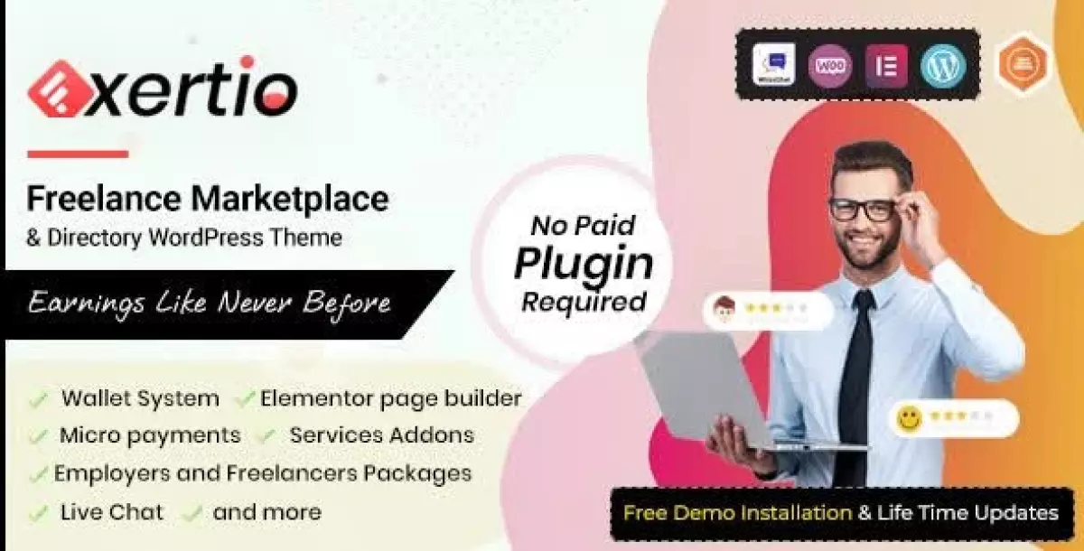 Exertio - Freelance Marketplace WordPress Theme 1.2.6