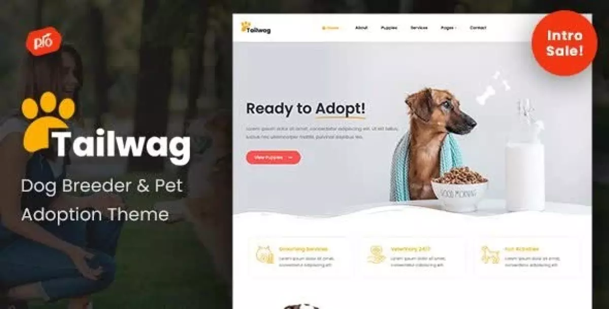 [WISH] Tailwag - Dog Breeder WordPress