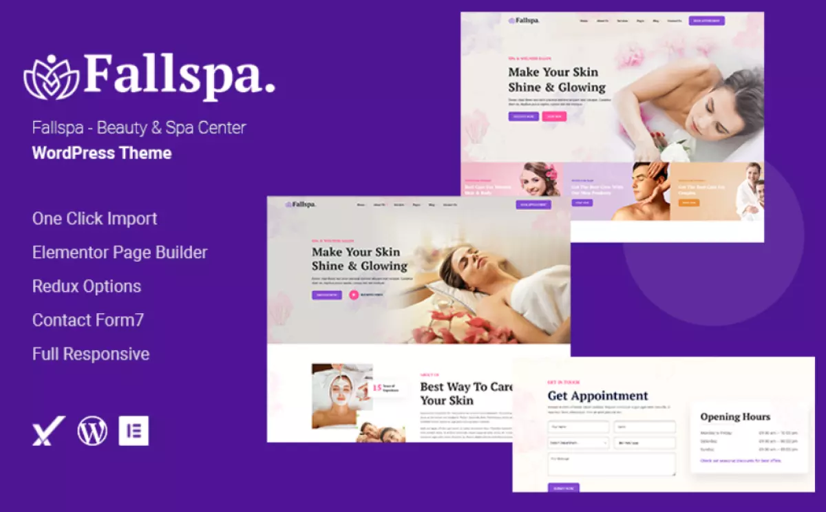 Fallspa - Beauty &amp; Spa Center WordPress Theme